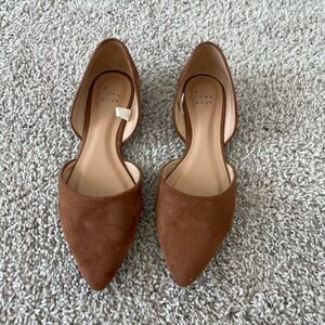 A New Day Women's Tan Pointed Flats